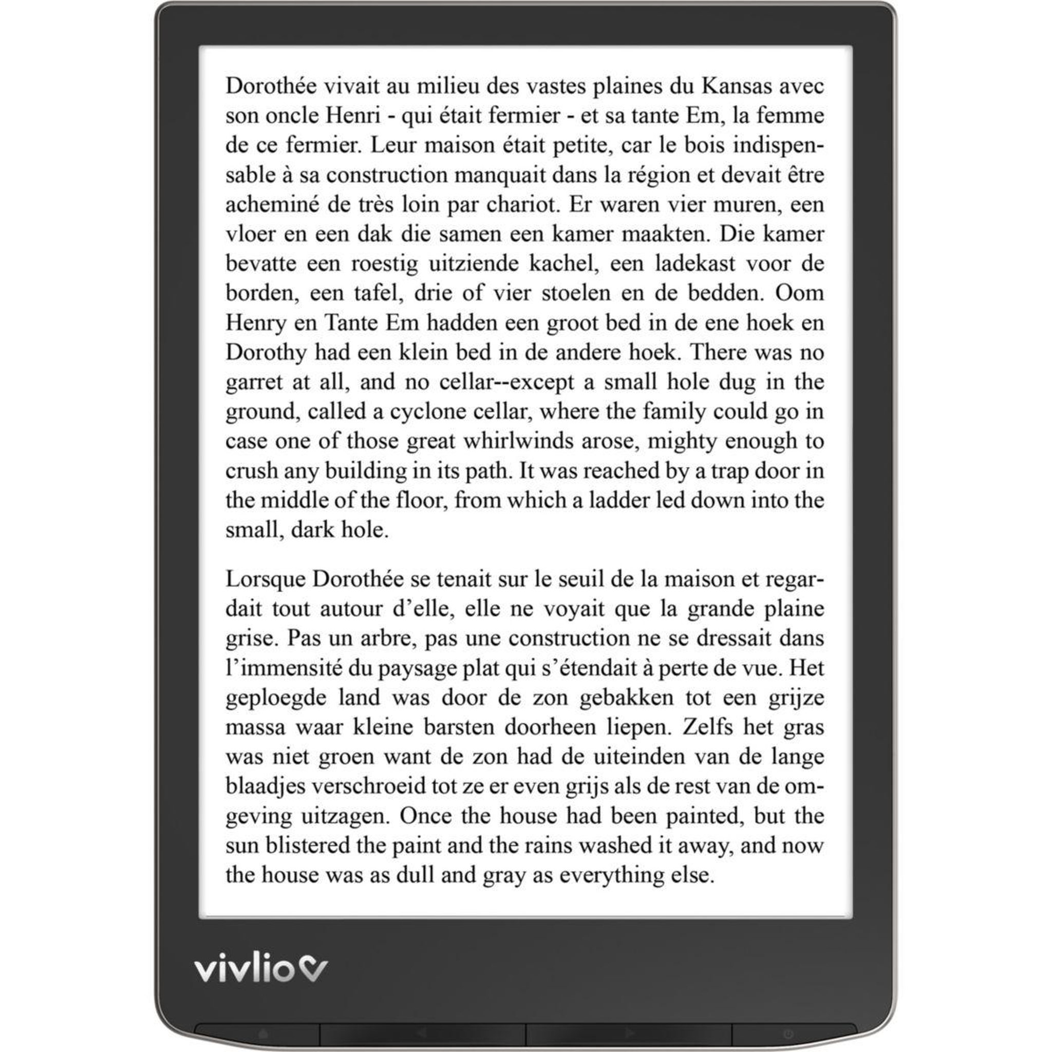 Voir la diapositive 2 : VIVLIO Liseuse ebook inkpad 4