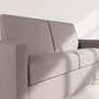 Voir la diapositive 5 : BEST MOBILIER Julia - canapé 3 places convertible express couchage quotidien 140 cm matelas 18 cm en tissu