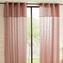 Voir la diapositive 2 : ATMOSPHERA Rideau Voilage à Oeillets  Fred  140x240cm Terracotta