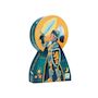 Voir la diapositive 1 : Djeco Puzzle éducatif Djeco Chevalier en armure
