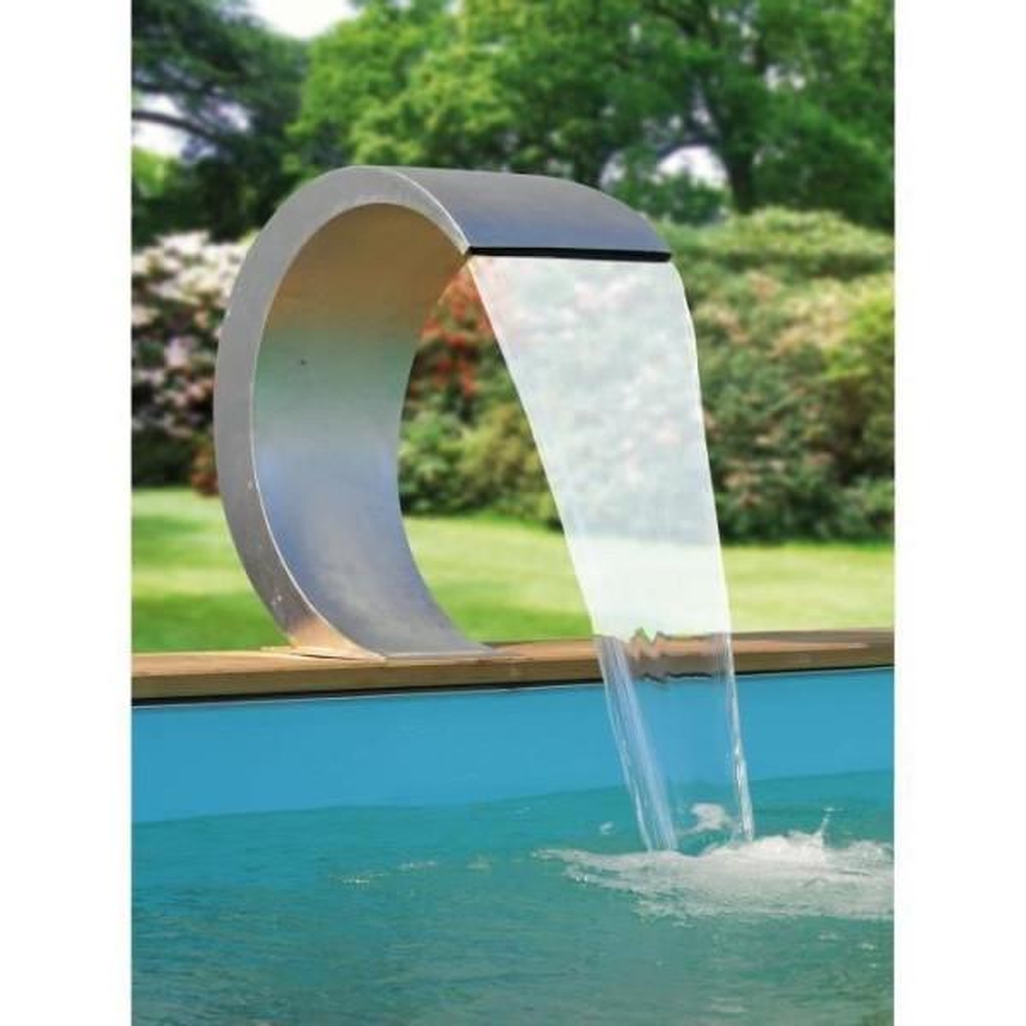 Ubbink Cascade inox UBBINK Mamba Led pour tous types de piscine - Eclairage 20 LED bleu intégré