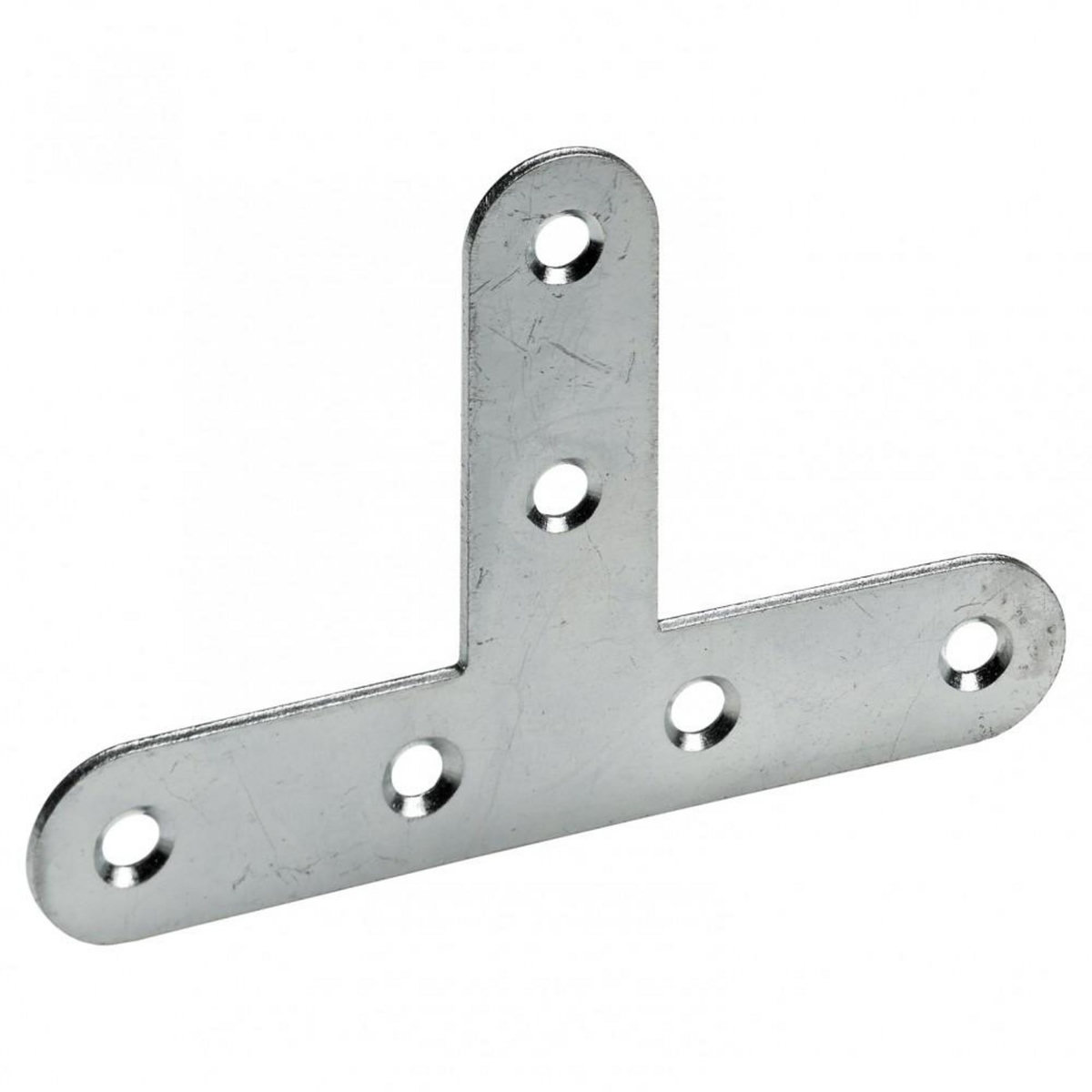 CENTRALE BRICO 1 équerre t plate acier zingué HETTICH, l.55 mm