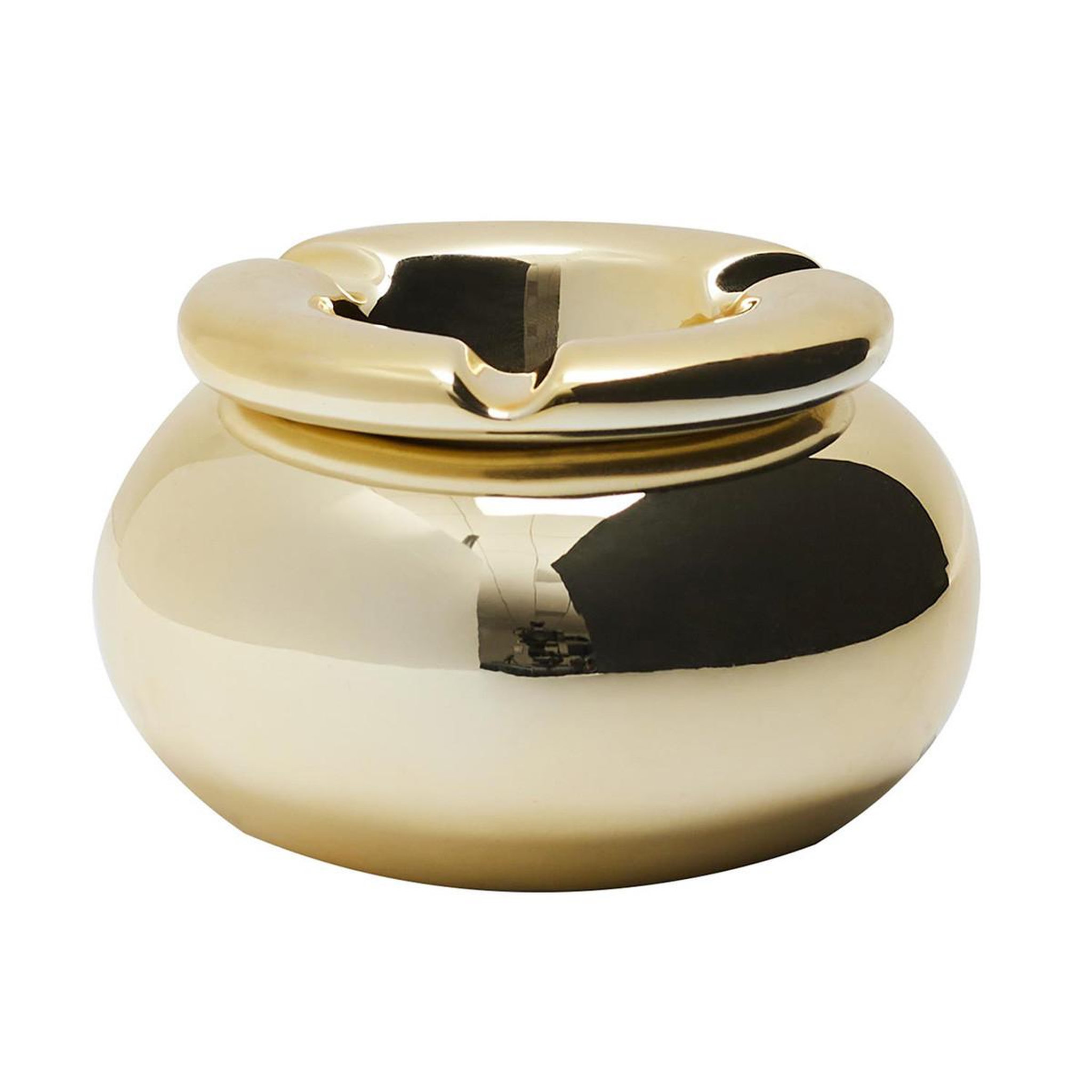 Voir la diapositive 3 : The Home Deco Factory Cendrier Marocain Déco  Royal  10cm Or