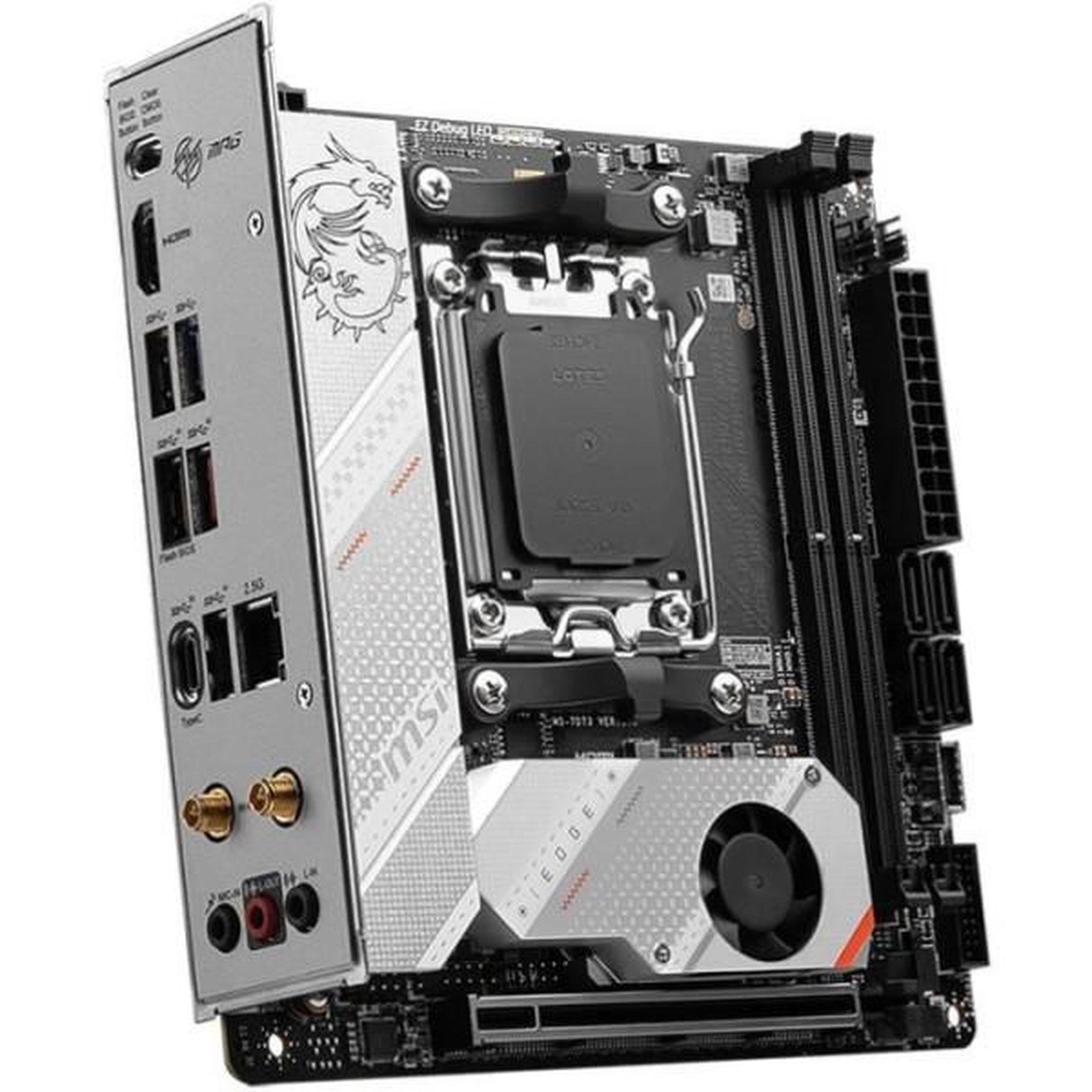 Voir la diapositive 4 : MSI Carte mere - MSI - MPG B650I EDGE WIFI - AM5 - DDR5 - Wi-Fi 6E