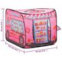 Voir la diapositive 6 : VIDAXL Tente de jeu pour enfants avec 250 balles Rose 70x112x70 cm