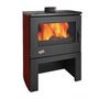 Voir la diapositive 3 : Godin Poêle à bois 8.5kw noir/carmin - 362113carmin