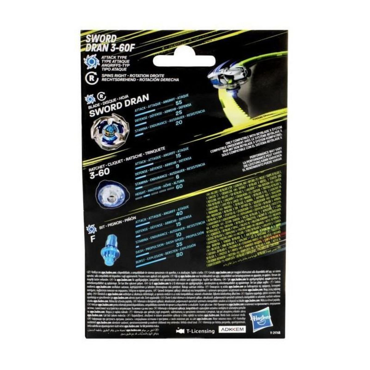 HASBRO Toupie Beyblade Hasbro Beyblade X