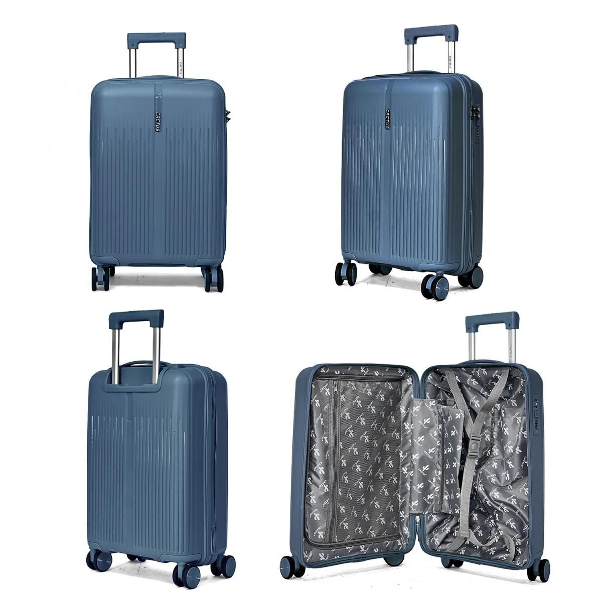 Cactus Lot de 3 valises rigides dont une valise cabine TSA