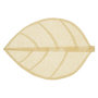 Voir la diapositive 3 : ATMOSPHERA Lot de 6 sets de table motif feuille - 50 x 33 cm - Naturel