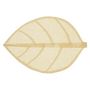 Voir la diapositive 3 : ATMOSPHERA Lot de 6 sets de table motif feuille - 50 x 33 cm - Naturel