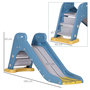 Voir la diapositive 3 : HOMCOM Toboggan pour enfants intérieur extérieur avec marches antidérapantes - HDPE - dim.145L x 45l x 63H cm