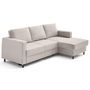 Voir la diapositive 6 : LISA DESIGN Jake - canapé d'angle droit 4 places convertible avec coffre en fausse fourrure