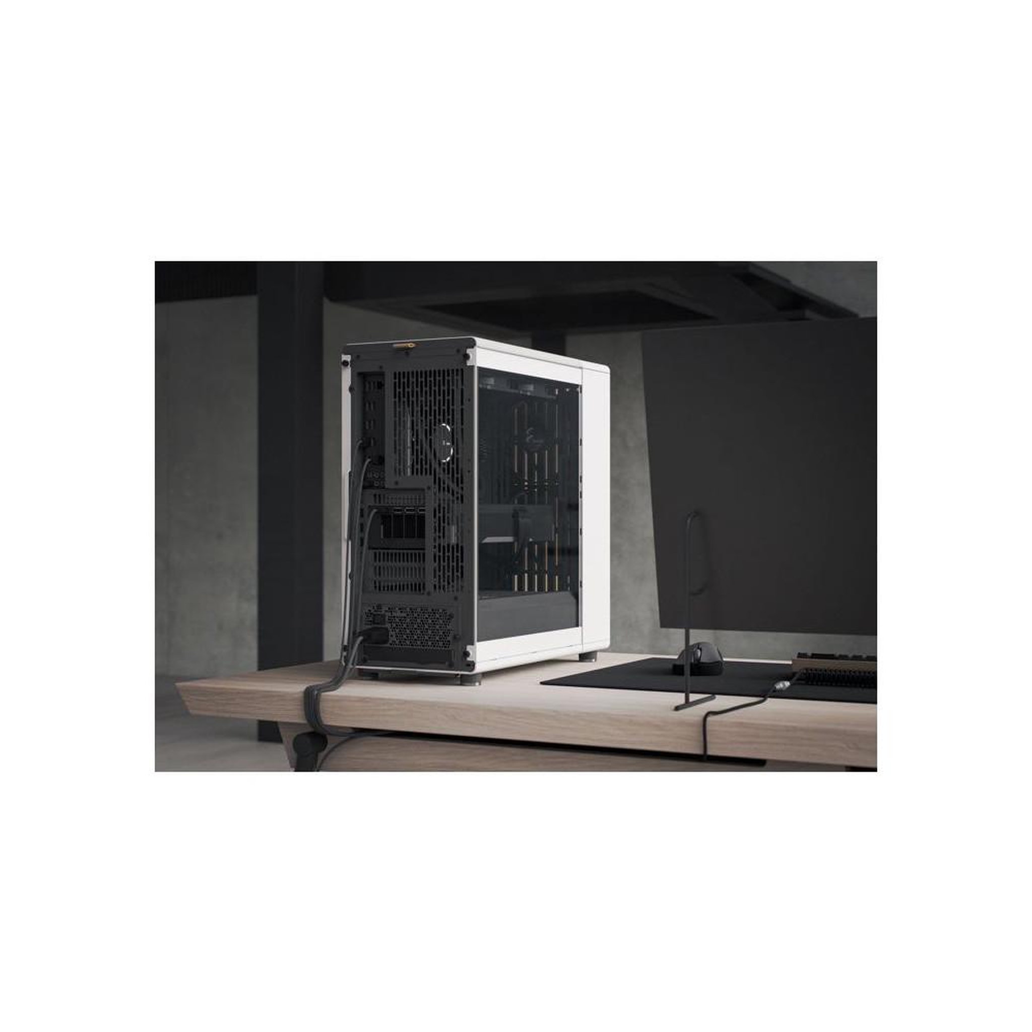 Voir la diapositive 5 : Fractal Design Boitier PC - FRACTAL DESIGN - North Chalk White TG Clear Tin