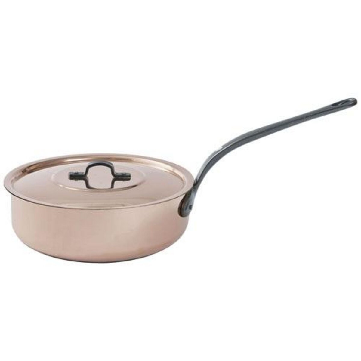 BAUMALU Sauteuse cuivre 24 cm + couvercle - 202524