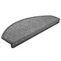 Voir la diapositive 2 : VIDAXL Tapis d'escalier 30 pcs gris fonce 65x24x4 cm