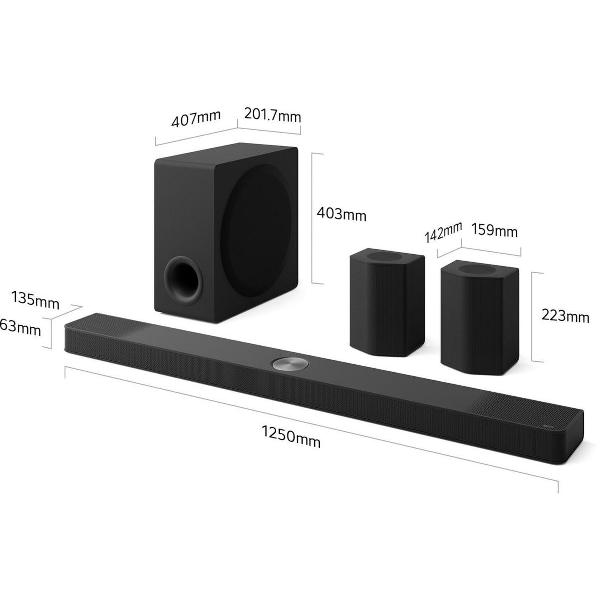 Voir la diapositive 3 : LG Barre de son s95tr atmos wow orchestra