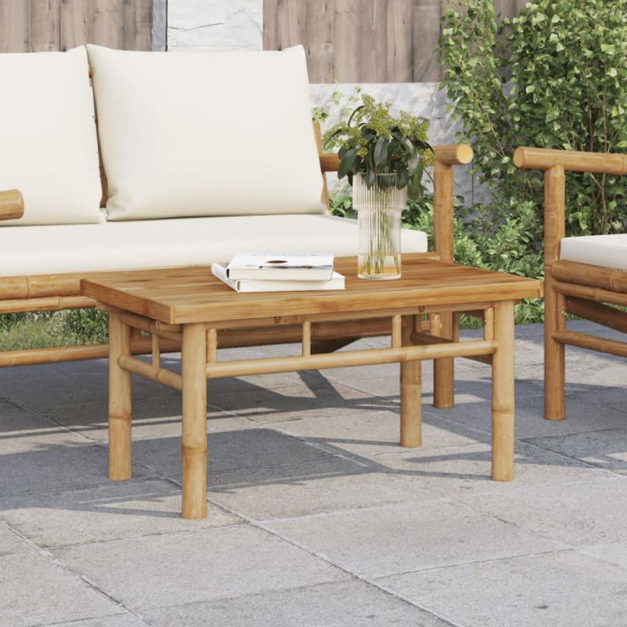 VIDAXL Table basse 70x40x35 cm bambou
