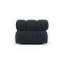 Voir la diapositive 5 : LISA DESIGN Ruby - module d'assise méridienne droite en velours texturé