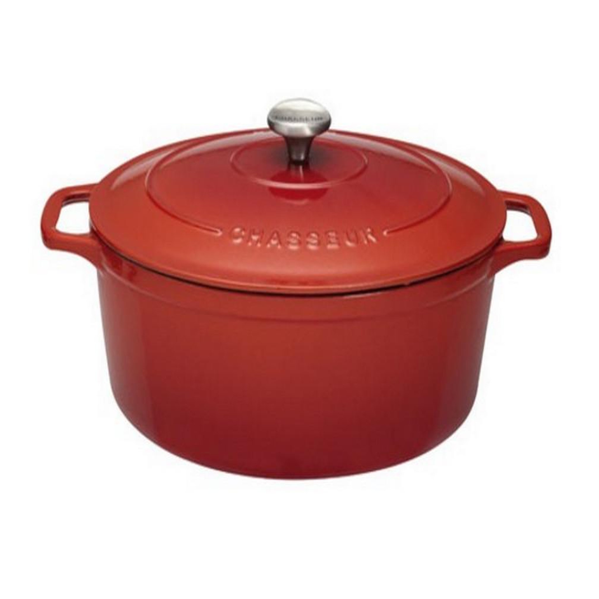 Chasseur Cocotte ovale en fonte émaillée 29cm rubis - PUC472958
