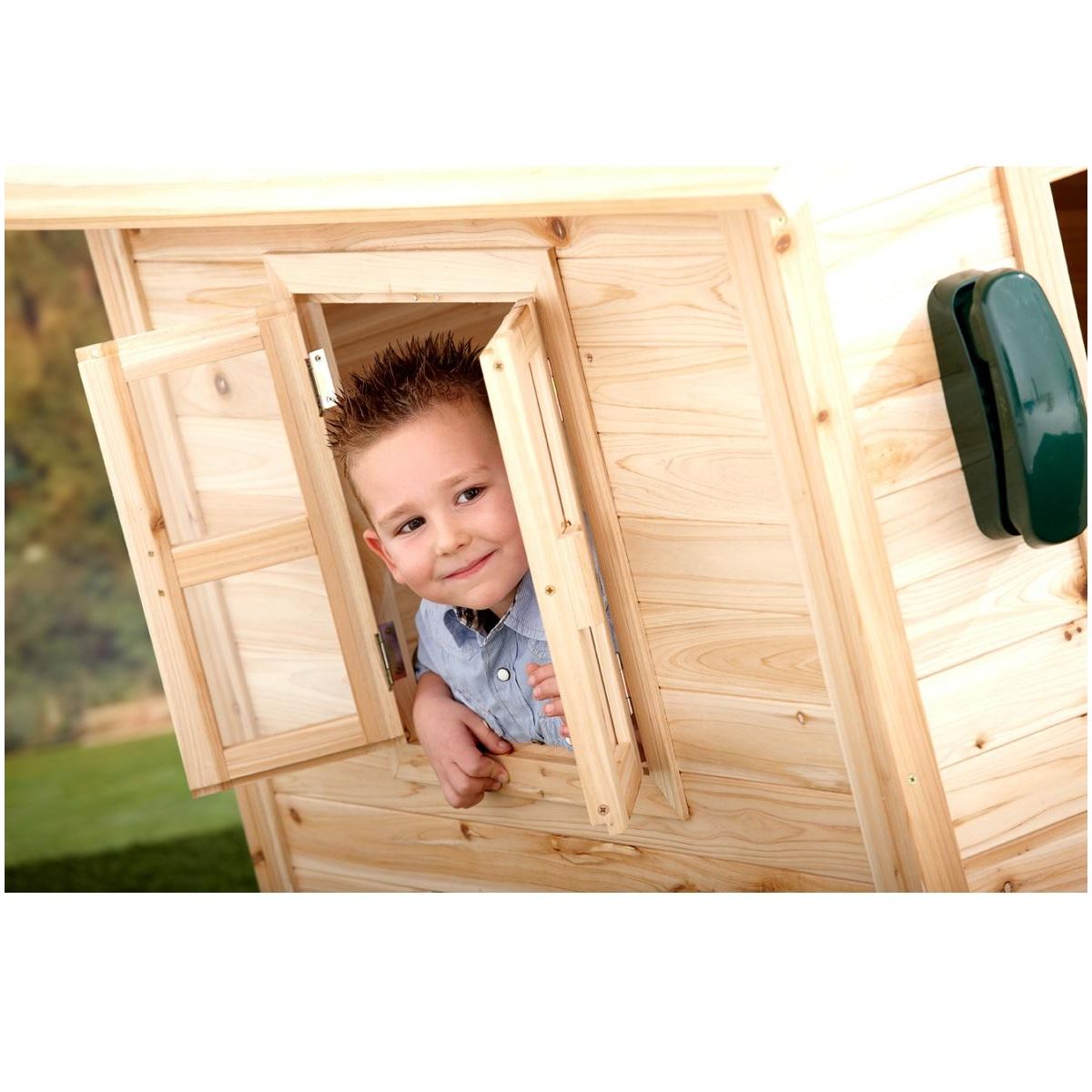 PRAGMA Cabane de jardin pour enfant - Bois - H1.33m - NOA