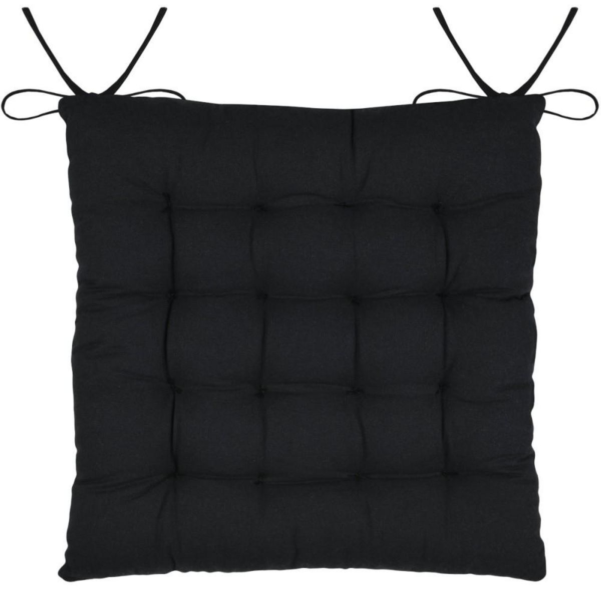 STOF Lot de 4 galettes de chaise à nouettes ZIANA