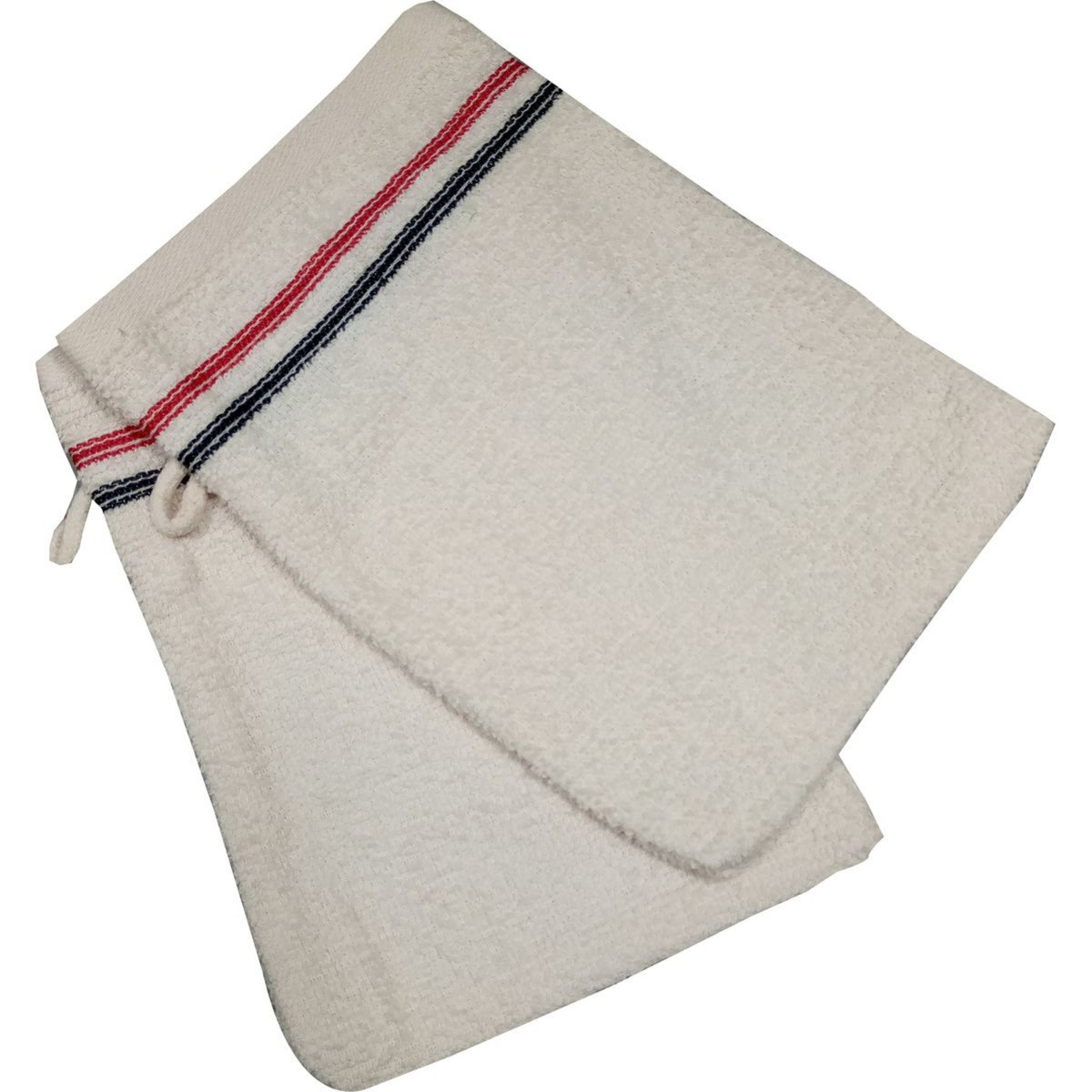 ACTUEL Lot de 2 gants de toilette unis en coton 360 g/M² FANCY