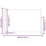 Voir la diapositive 6 : VIDAXL Auvent lateral retractable de patio 220x300 cm Gris