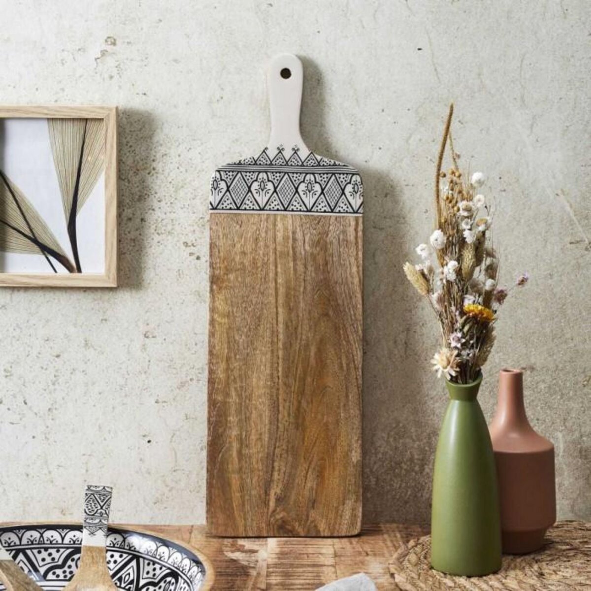 Paris Prix Planche de Présentation en Bois  Dune  58cm Noir