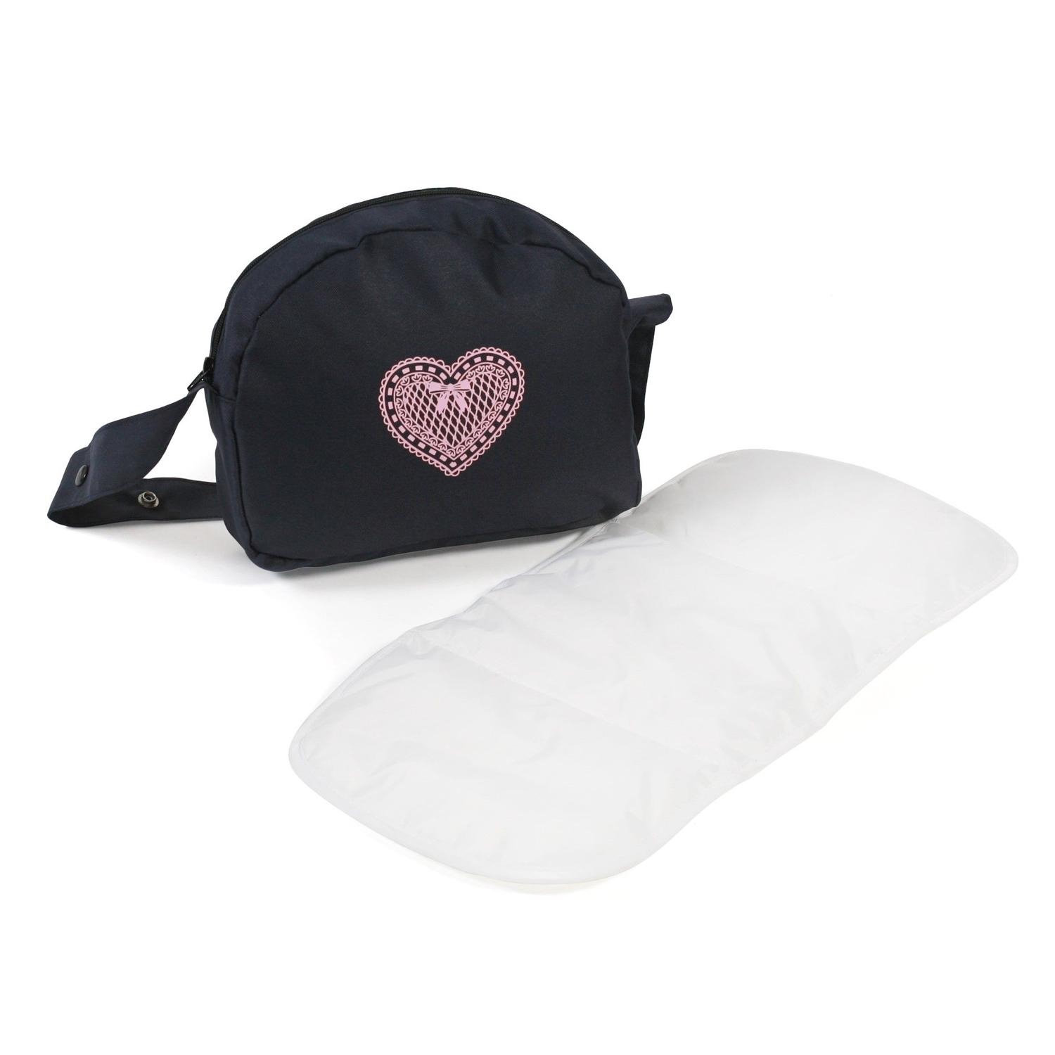 Bayer Chic 2000 Sac À Langer Pour Poussettes De Poupées, Mélange Anthracite - Bleu Foncé