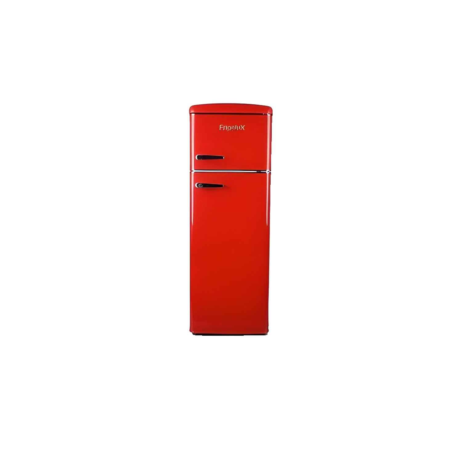 frigelux refrigerator freezer rfdp246rra++ red