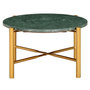 Voir la diapositive 2 : VIDAXL Table basse Vert 60x60x35 cm Pierre veritable et texture marbre