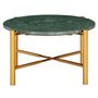 Voir la diapositive 2 : VIDAXL Table basse Vert 60x60x35 cm Pierre veritable et texture marbre