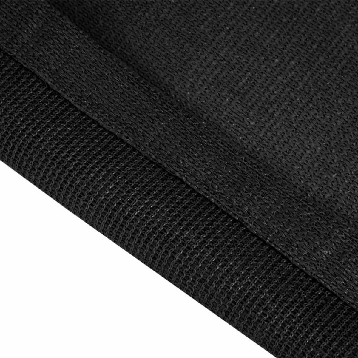 VIDAXL Tapis de tente 200x300 cm Noir