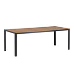 Paris Prix Table de Jardin  Break  200cm Noir & Naturel