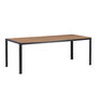 Voir la diapositive 1 : Paris Prix Table de Jardin  Break  200cm Noir & Naturel
