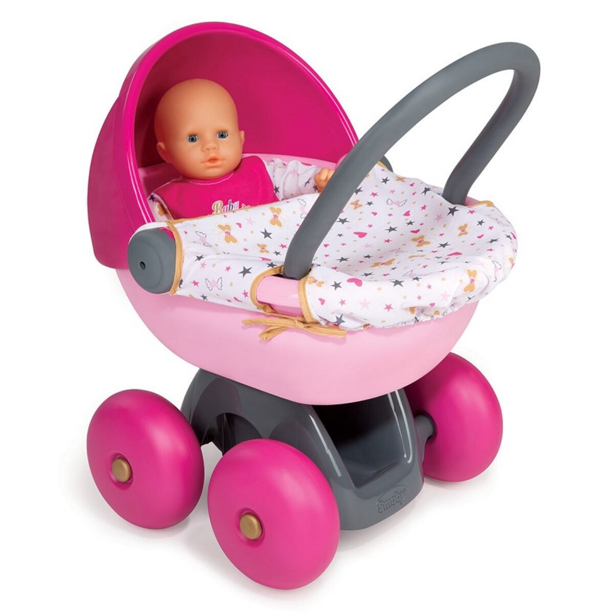 SMOBY Baby Nurse Landau Calin pas cher 