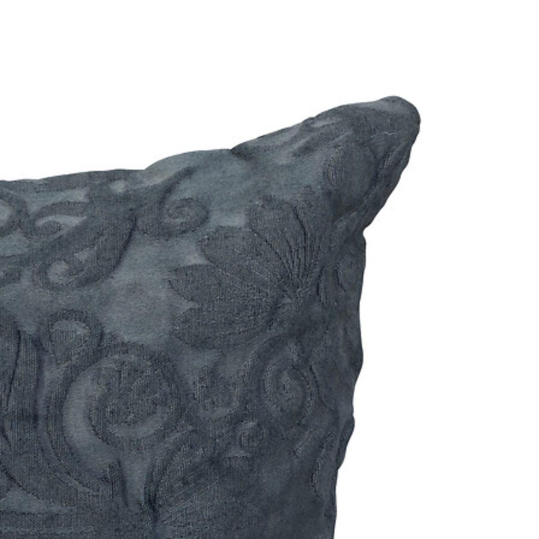 Voir la diapositive 2 : ATMOSPHERA Coussin déco jacquard  little cottage  30x50cm bleu