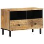 Voir la diapositive 2 : VIDAXL Meuble TV 70x33x46 cm Bois massif de manguier