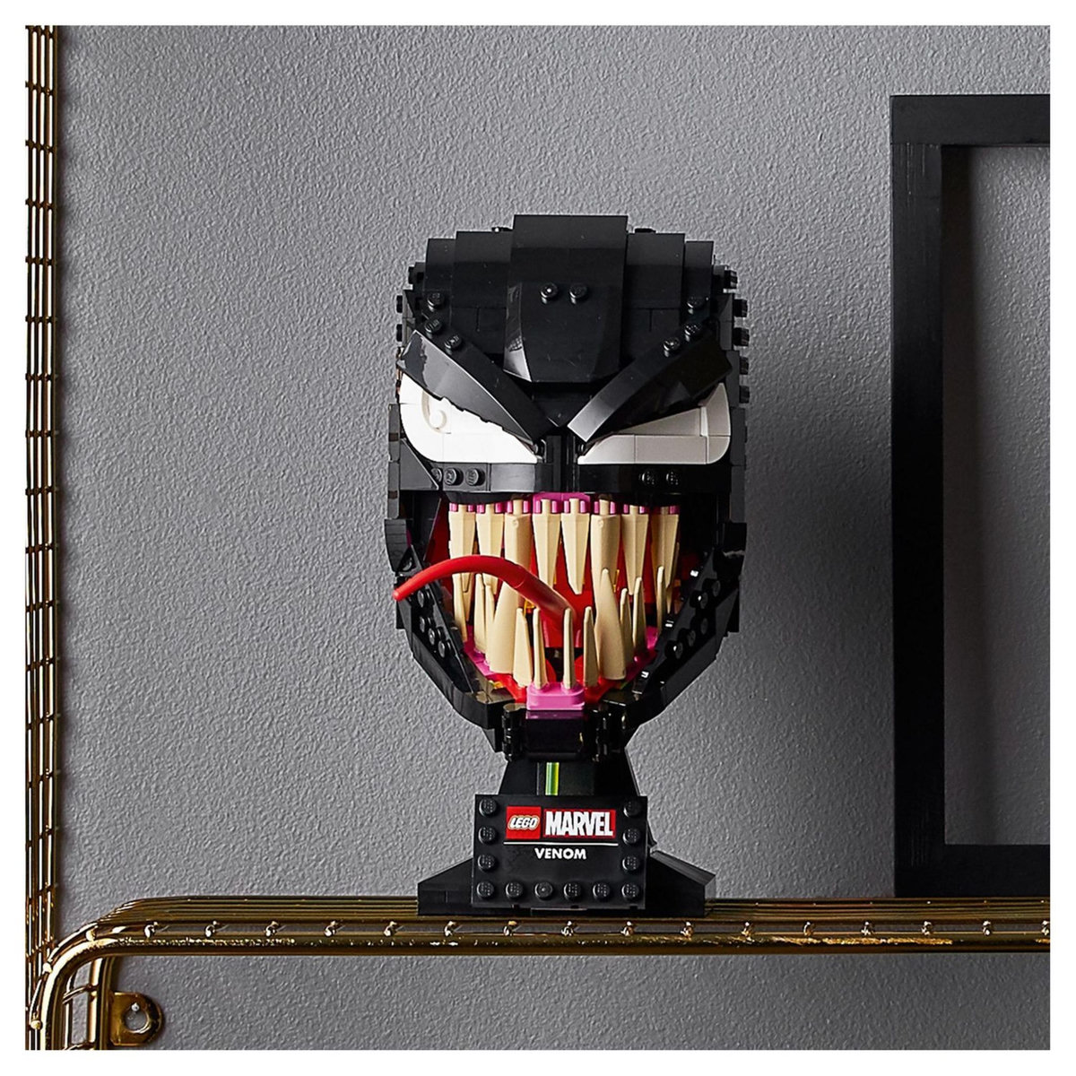 LEGO Marvel 76187 Venom, Kit de Construction, Masque, Casque de Tête, Déco, Adultes, 