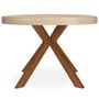 Voir la diapositive 2 : Paris Prix Table Ronde Extensible  Zefane  160-260cm Naturel