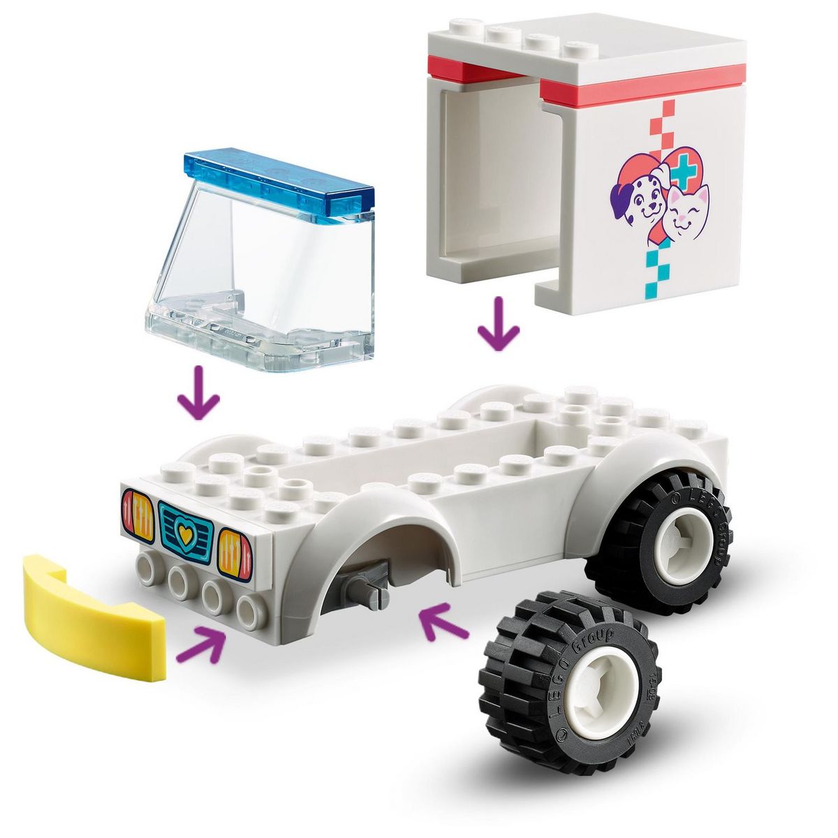 LEGO Friends 41694 - L'ambulance de la clinique vétérinaire