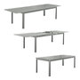 Voir la diapositive 4 : SWEEEK Table de jardin SEATTLE extensible aluminium, 10 places, 227 / 290 x 100 x 75 cm