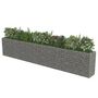 Voir la diapositive 4 : VIDAXL Lit sureleve a gabion Acier galvanise 540x50x100 cm
