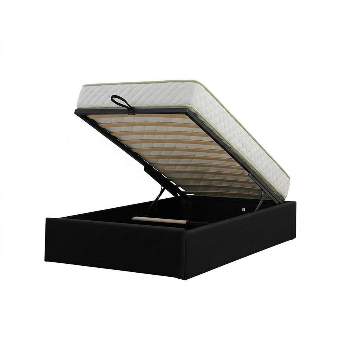 LITERIE JULIEN Ensemble Lit Coffre et Matelas  Haute Densité Confort Souple