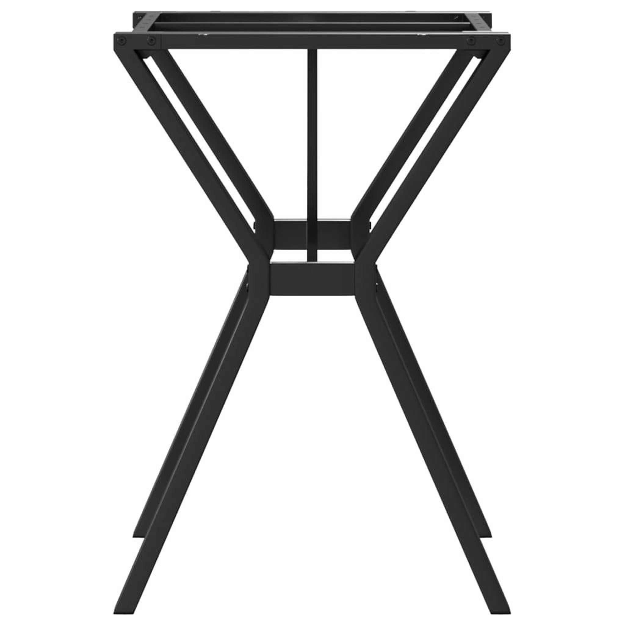 Voir la diapositive 5 : VIDAXL Pieds de table a manger cadre en Y 60x50x73 cm acier