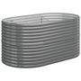 Voir la diapositive 2 : VIDAXL Lit sureleve de jardin Acier enduit de poudre 152x80x68 cm gris