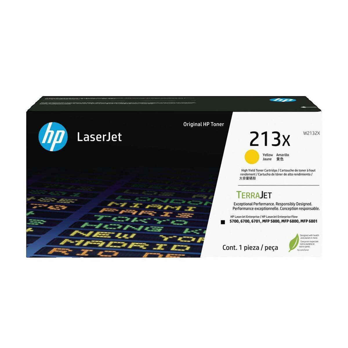 HP Cartouche de toner HP 213X - Haute capacité - Jaune - Original