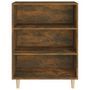 Voir la diapositive 3 : VIDAXL Buffet Chêne fumé 69,5x32,5x90 cm Bois d ingénierie