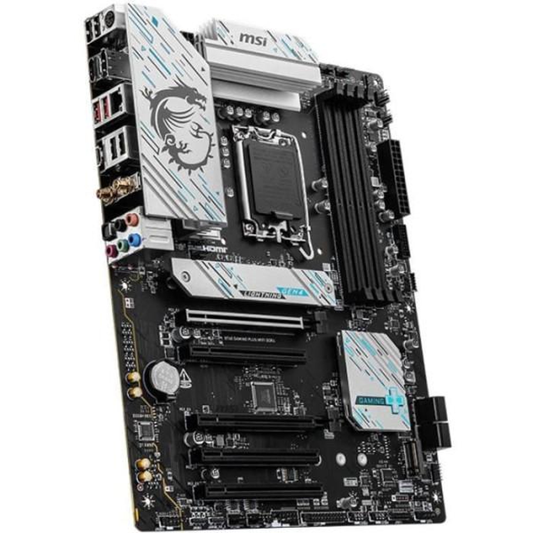 Voir la diapositive 4 : MSI Carte mere - MSI - B760 GAMING PLUS WIFI - DDR4 - LGA 1700 - 128 Go max
