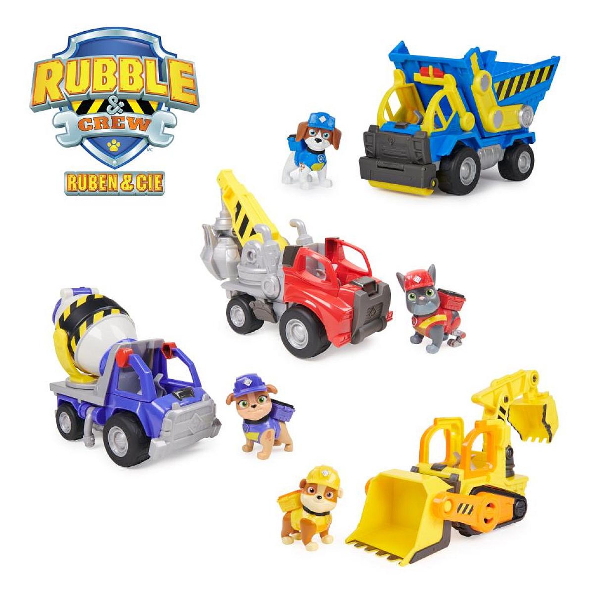 Voir la diapositive 2 : SpinMaster Vehicule + figurine ruben ruben  and  compagnie